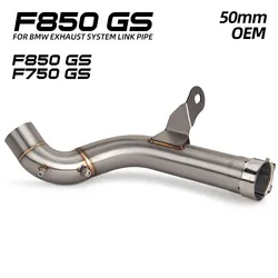 Adaptador de escape 50 mm en acero inoxidable – BMW F750GS/F850GS