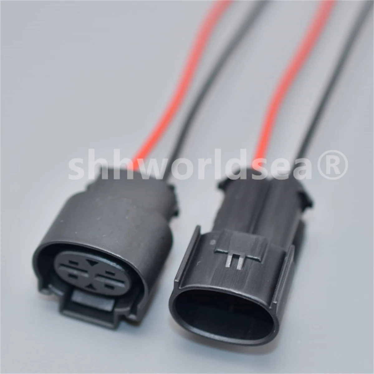 Shhworldsea conector eléctrico doble pin hembra-macho - imagen 4