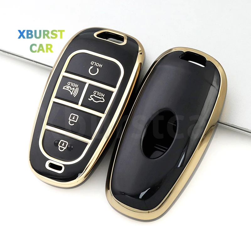 Funda de TPU para llave Hyundai Sonata, Santa Fe, Tucson e Ioniq