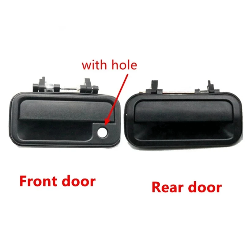 Manillas exteriores de puerta negras para Isuzu Rodeo 1998-2003 - imagen 5