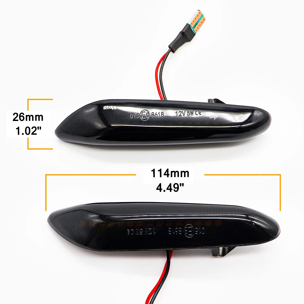 Luz LED intermitente secuencial lateral para BMW Serie 1 3 5 X1 X3 - imagen 3