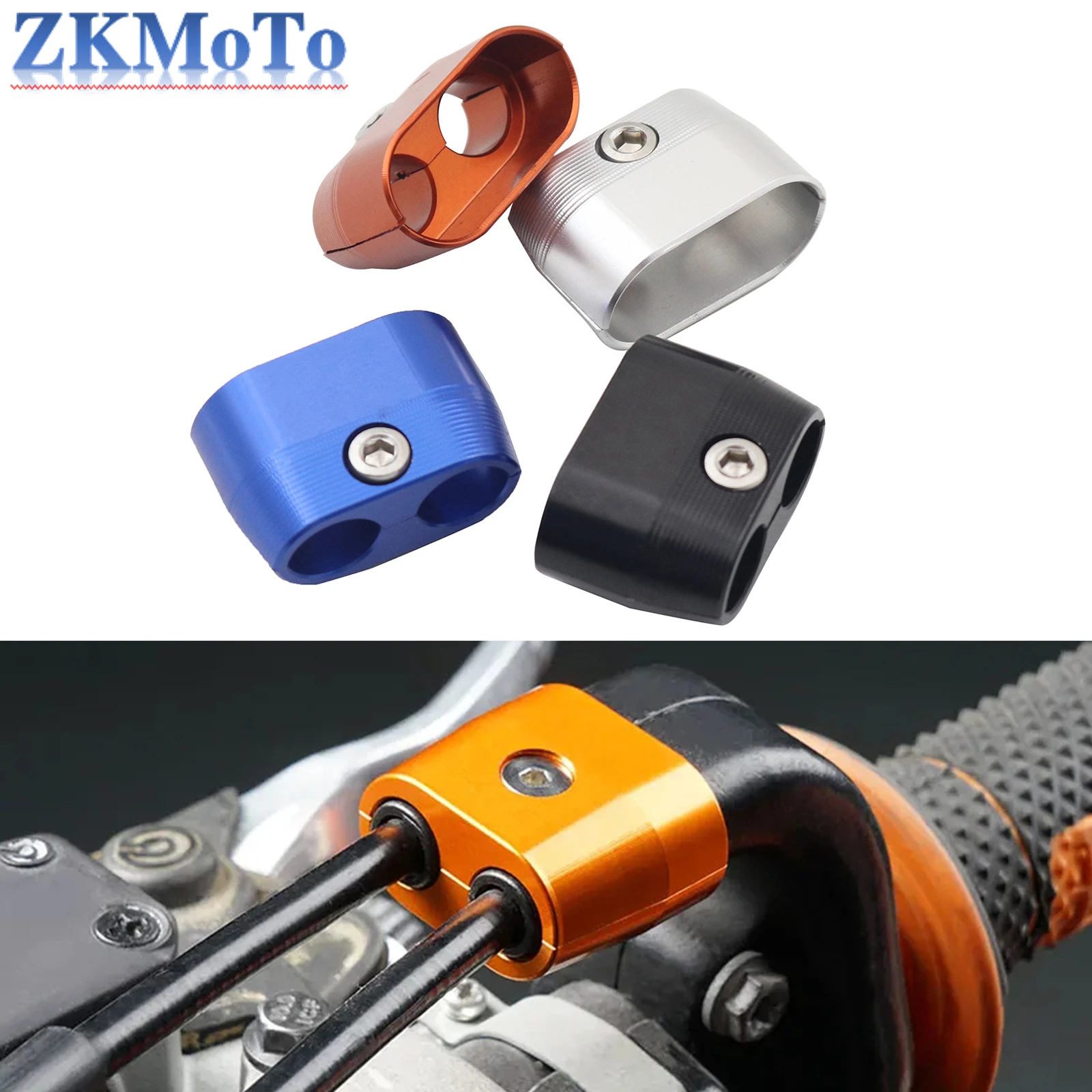 Clip cable acelerador CNC moto – KTM Husqvarna Yamaha Suzuki 250 350