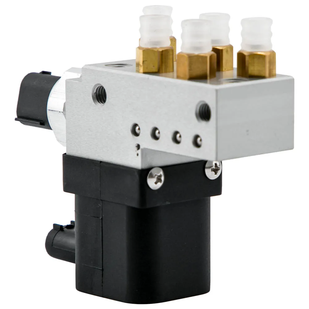 Detalle del cuerpo de la válvula de suspensión neumática Mercedes W211