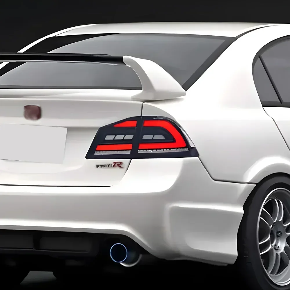 Conjunto de faros traseros LED dinámicos Honda Civic FD2 8ª 2006-2012 - imagen 2