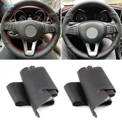 Funda de volante de cuero trenzado a mano – Mercedes-Benz A/B/C/E