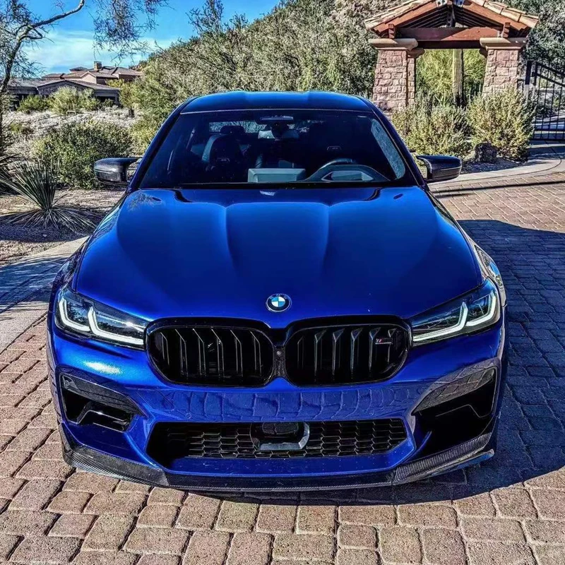 Labio delantero de carbono estilo MP F90 LCI para BMW M5 2021-2023 - imagen 3