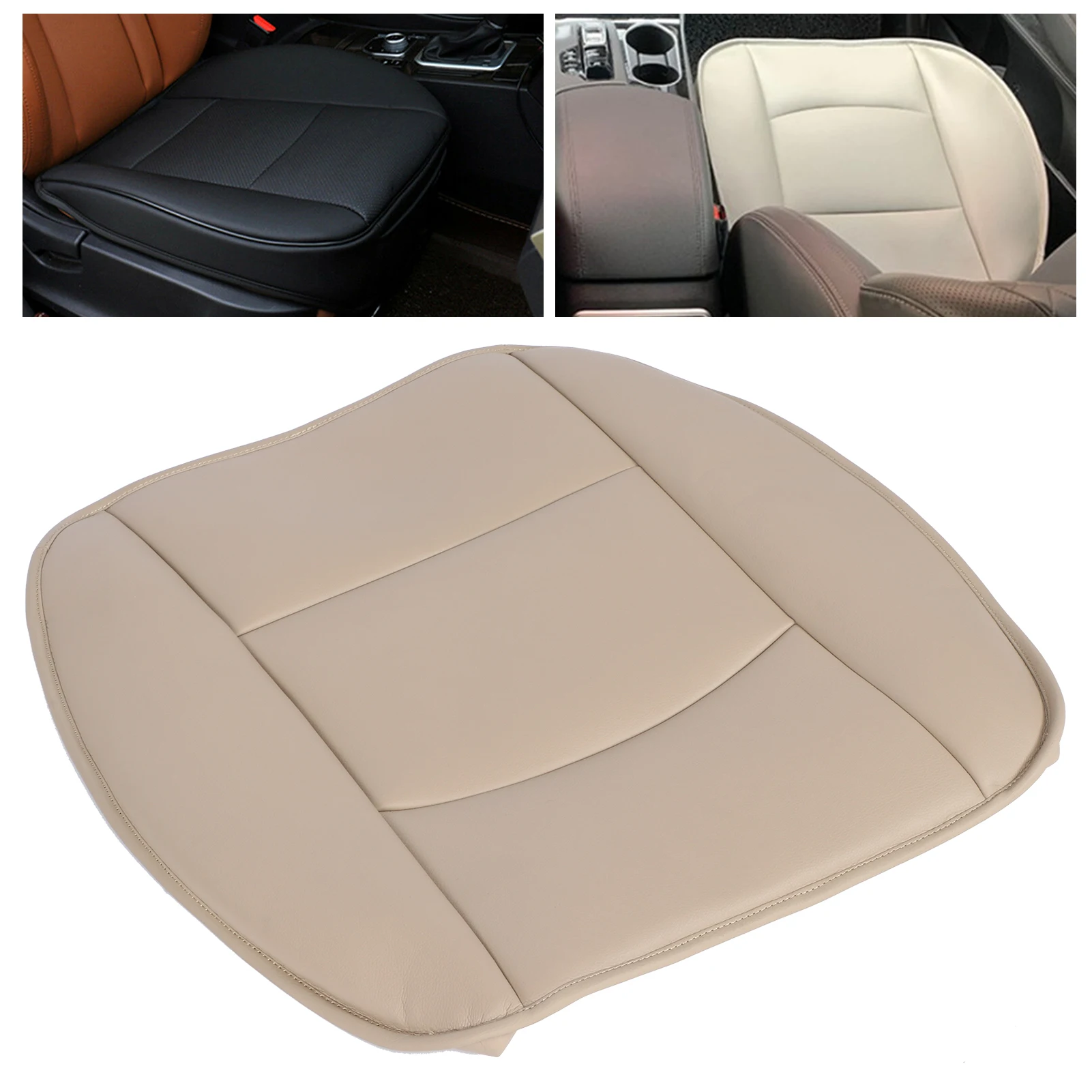 Funda de asiento piel PU protectora universal - sedan SUV 4 puertas - imagen 4