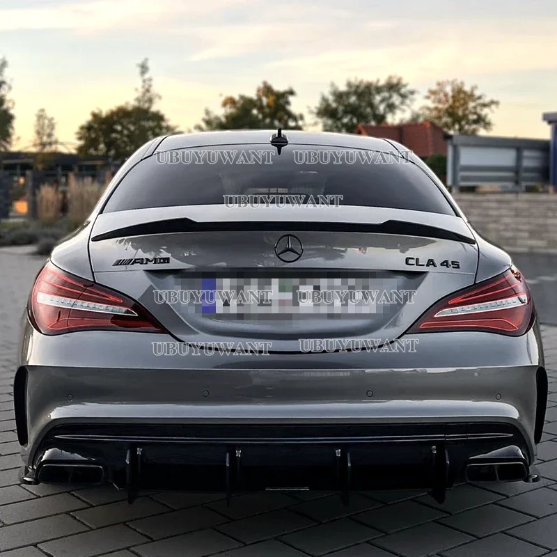 Alerón trasero en fibra de carbono para Mercedes CLA 2013-2018 - imagen 4