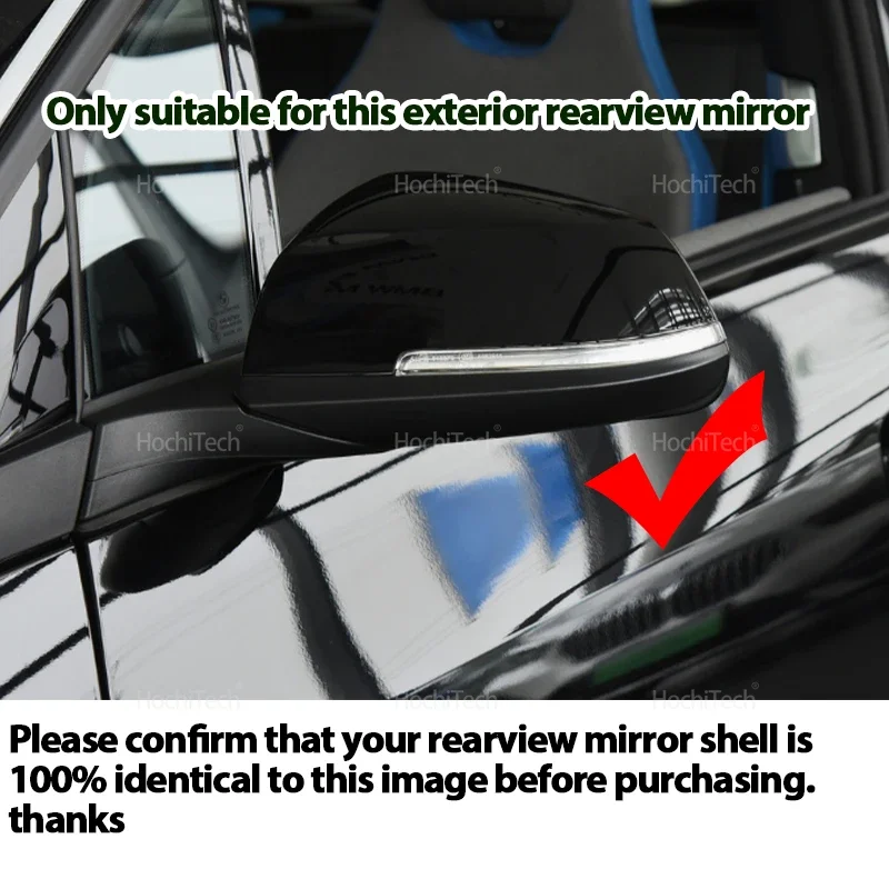 Carcasas de espejo retrovisor de fibra de carbono BMW F20 F21 - imagen 2