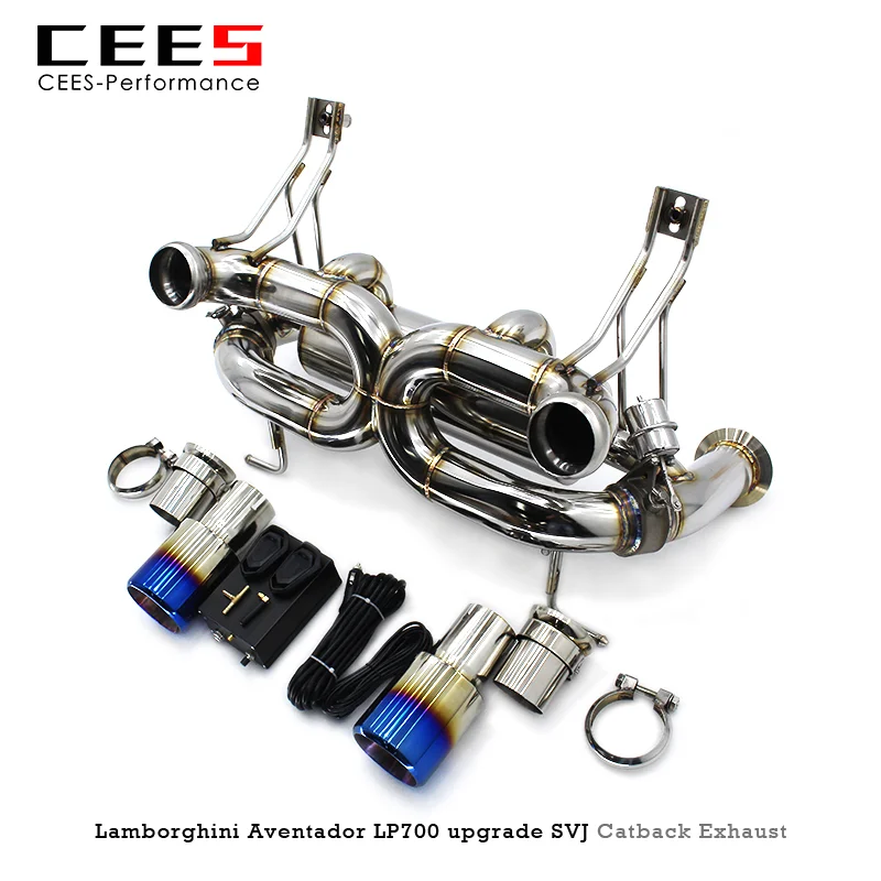 Escape catback CEES Lamborghini Aventador LP700 2011-2016 inox - imagen 2