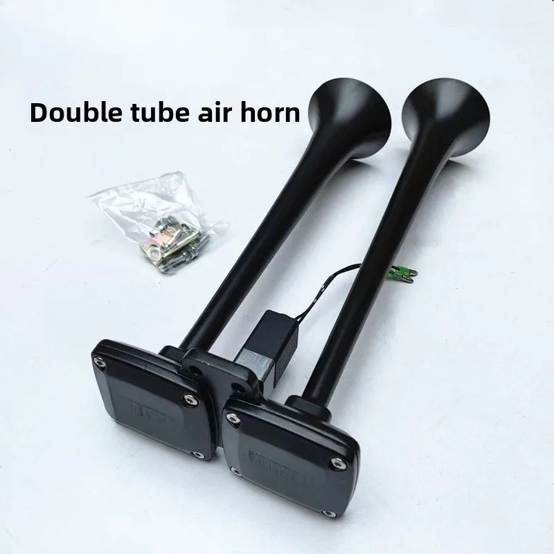 Bocina aire comprimido doble tono 12V-24V para vehículo