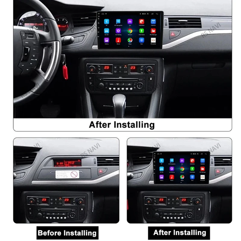 Instalación del autoradio en el salpicadero