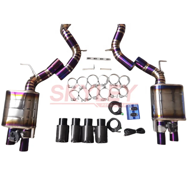 Sistema de escape catback en titanio para BMW M5 F10 4.4 TwinTurbo - imagen 4