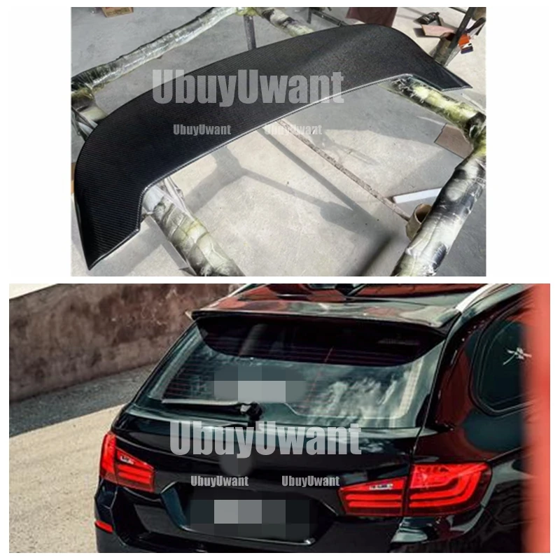 Alerón trasero BMW Serie 5 F11 Touring fibra de carbono negro brillante - imagen 4