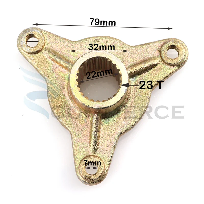 Perno buje trasero 23T 78mm para Quad ATV 50-125cc - imagen 5
