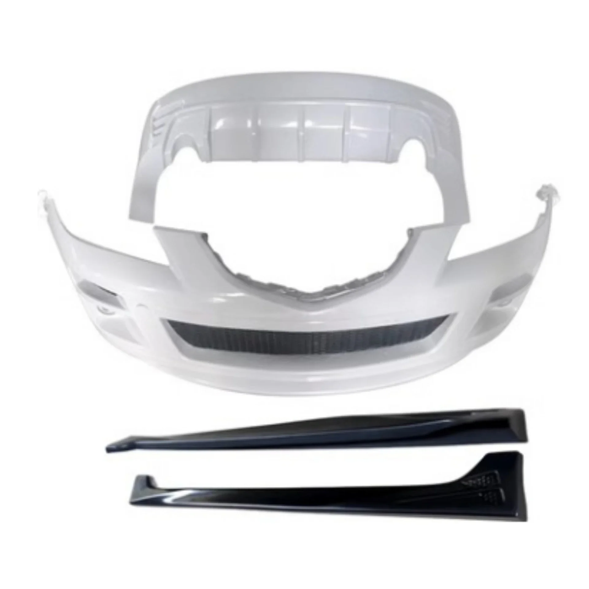 Kit carrocería Mazda 3 parachoques delantero trasero sin pintar +falda - imagen 2