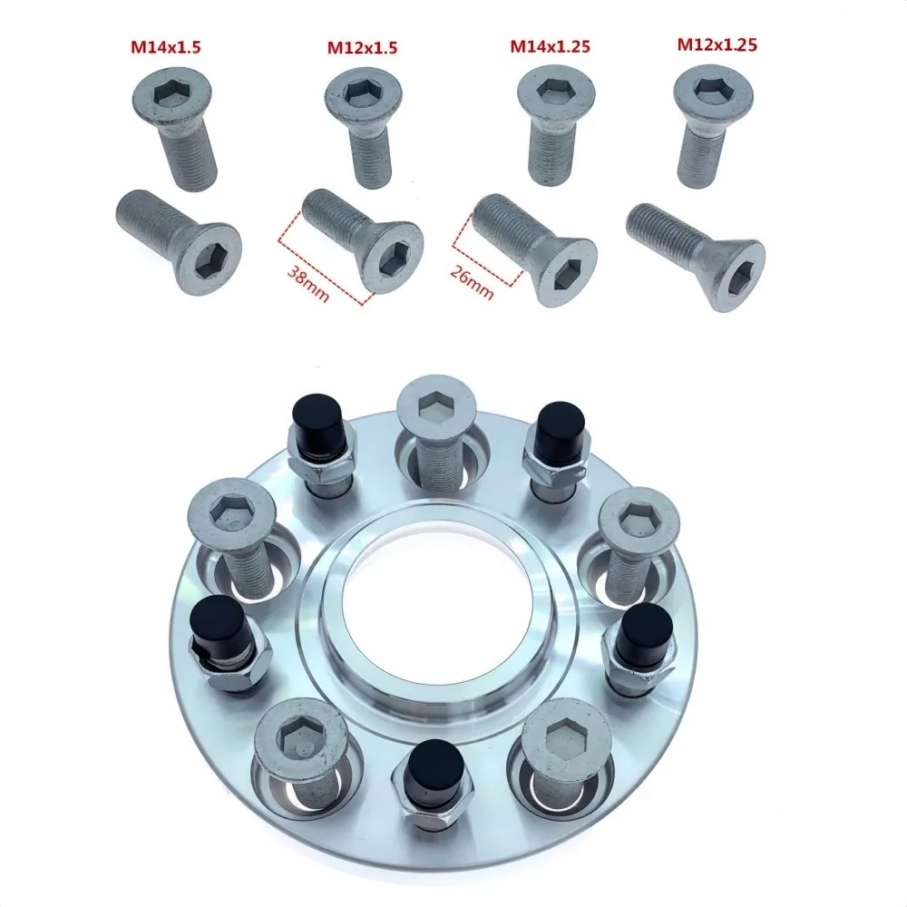 Tornillo hexagonal de cabeza corta para adaptador de rueda