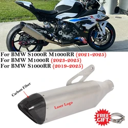 Silenciador slip-on carbono con tubo enlace BMW S1000RR/M1000R