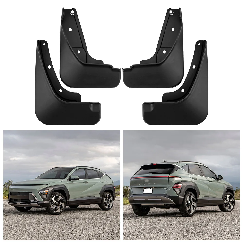 Guardabarros Hyundai Kona 2024 delanteros y traseros – Ajuste perfecto