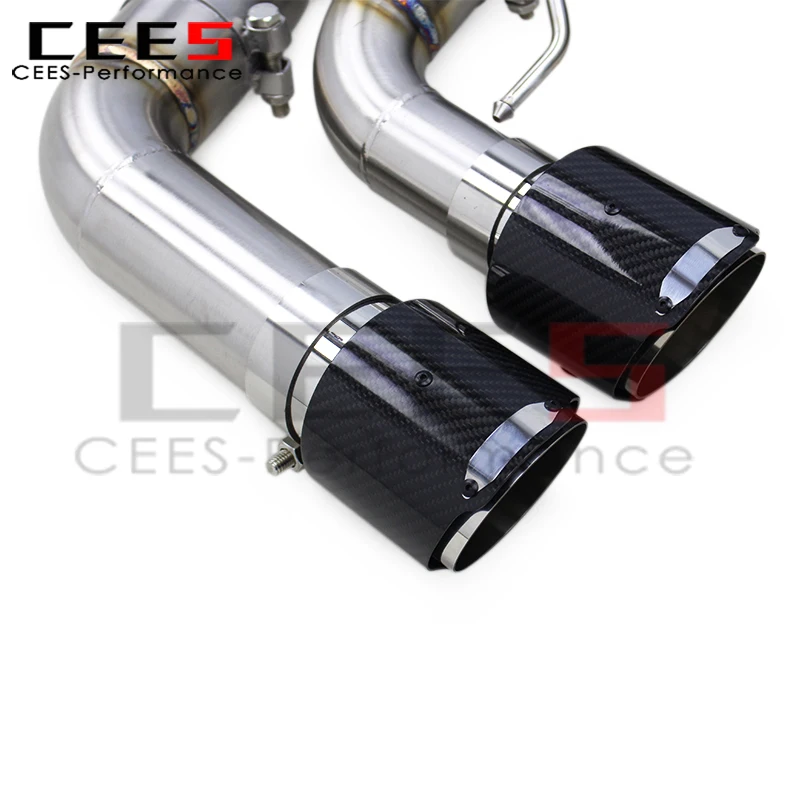 Cees Escape Catback de rendimiento para BMW M5 G90 4.4T SUS304 Válvula electrónica de tubo silenciador de escape con control - imagen 4