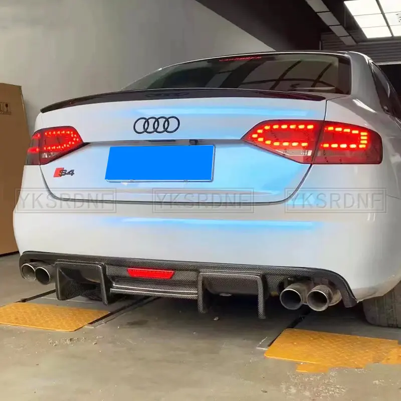 Difusor trasero fibra de carbono Audi A4 B8 S4 deportivo - imagen 2