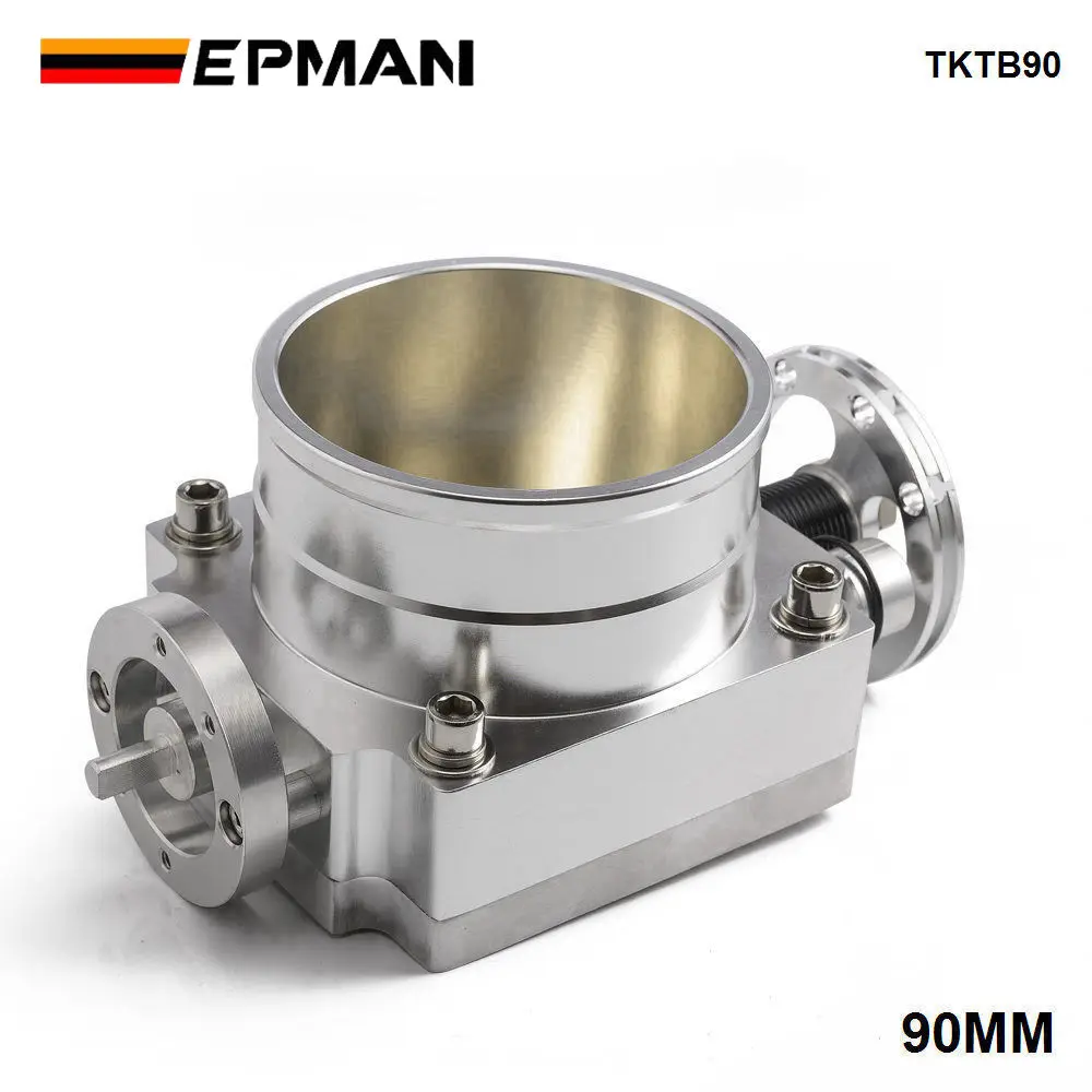 Cuerpo acelerador EPMAN 90mm CNC aluminio alto flujo universal