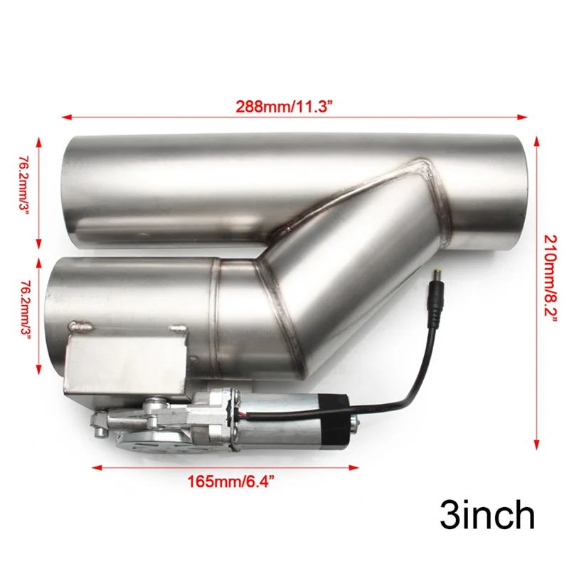 Válvula de escape variable AB56 tipo Y – universal para coche - imagen 5