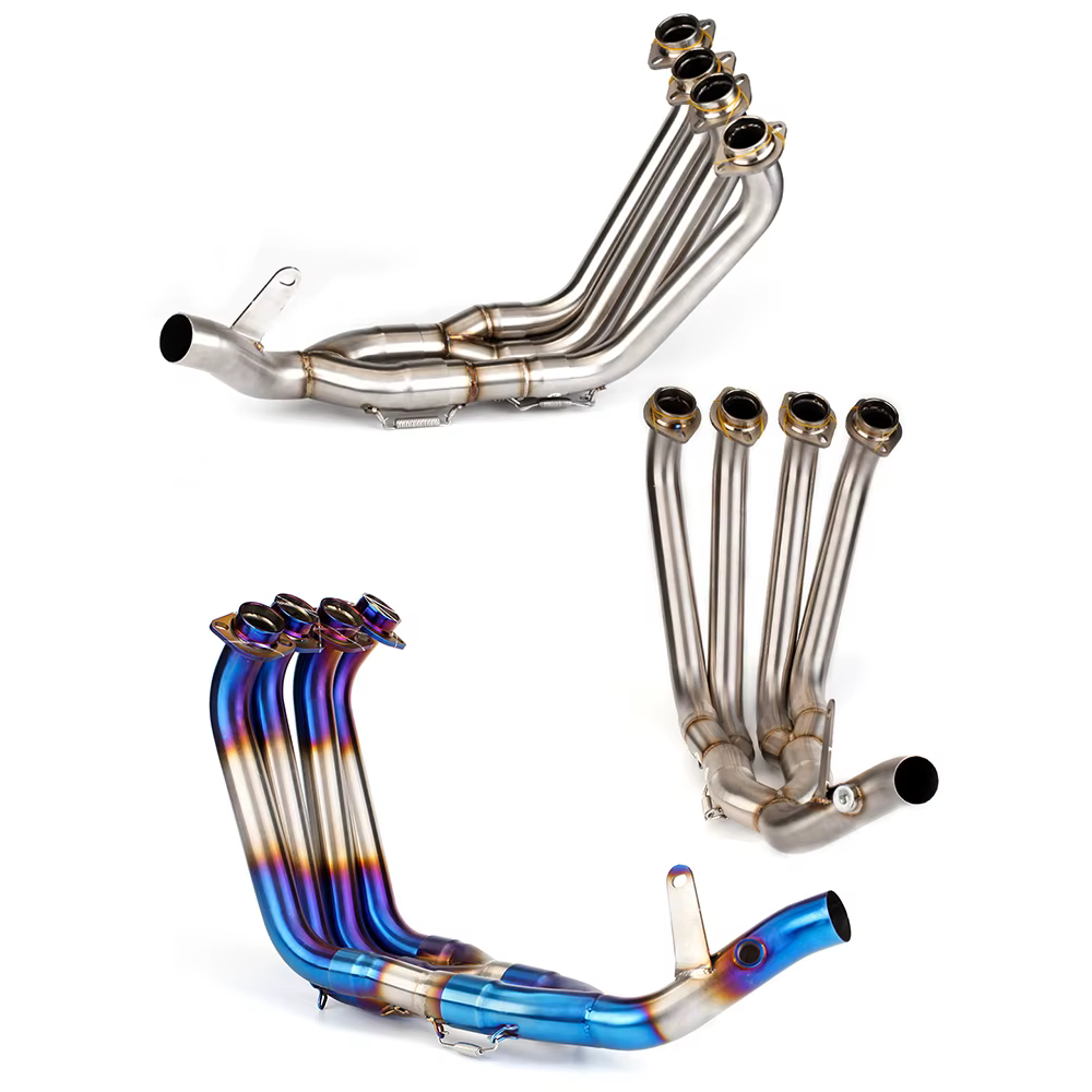 Colector de escape con tubo de enlace para Yamaha YZF-R6 2006-2016 - imagen 4