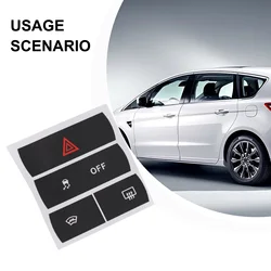 Pegatinas para reparar los botones de emergencia y ESP del Ford S-MAX