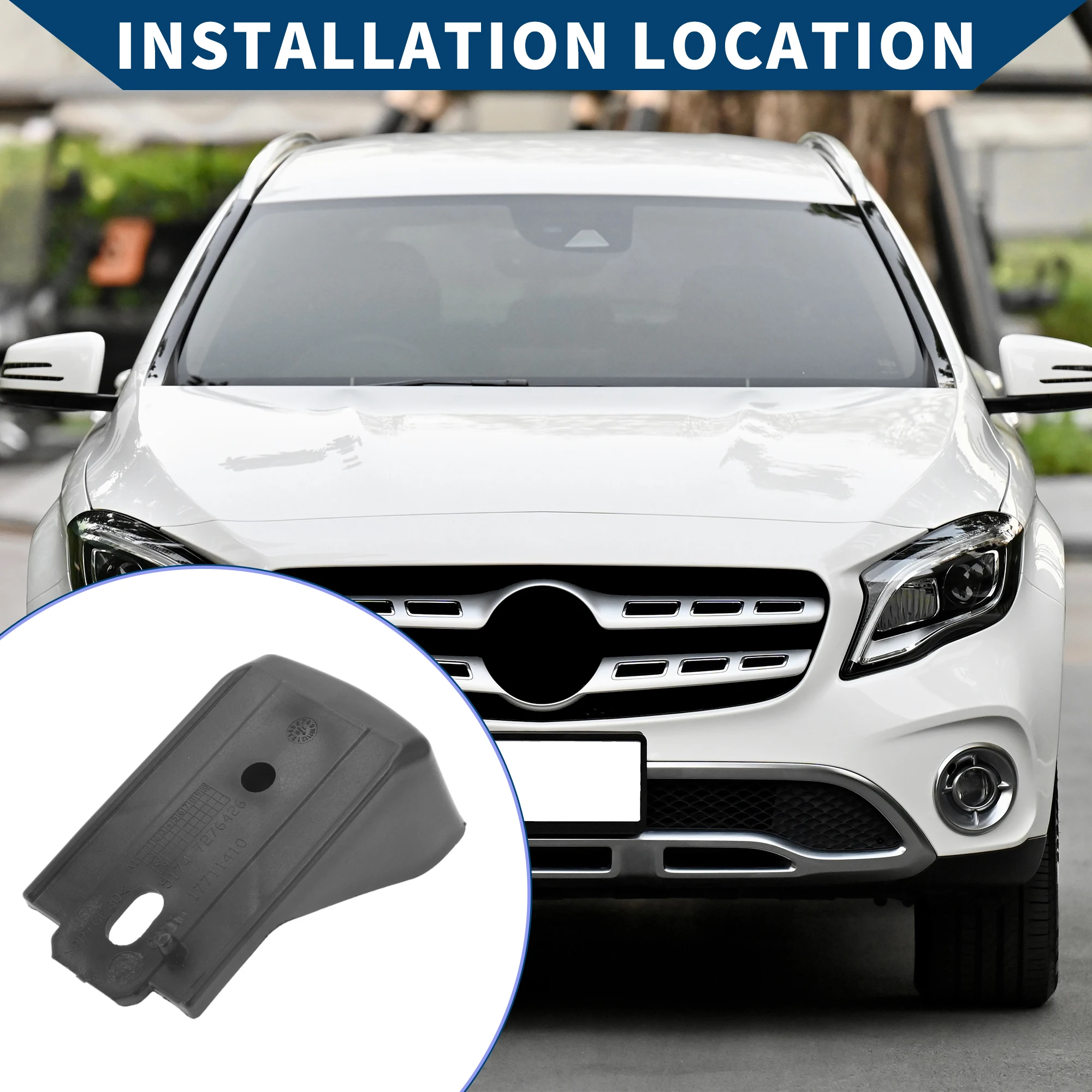 UXCELL Soporte parachoques delantero BMW X3 F25 X4 F26 51117276426