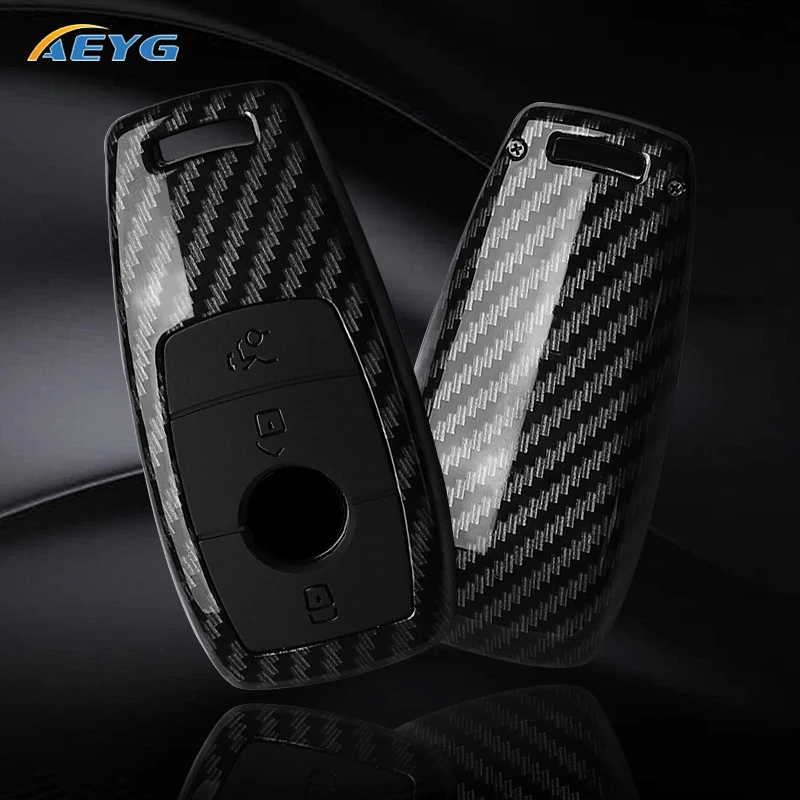 Funda fibra de carbono para llave Mercedes-Benz – Classe E A C S GLC GLE - imagen 2