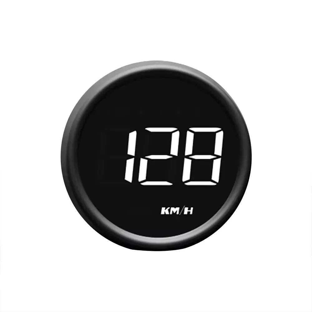 Pantalla frontal HUD OBD2 redondo velocímetro temperatura y consumo