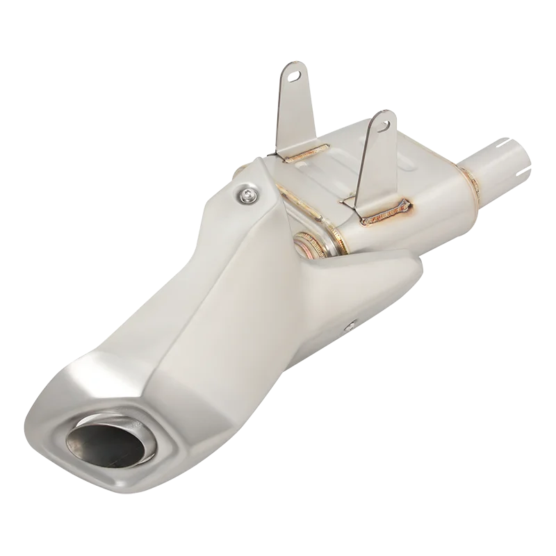 Escape slip on QJMOTOR SRK600 con silenciador y tubo enlace - imagen 2