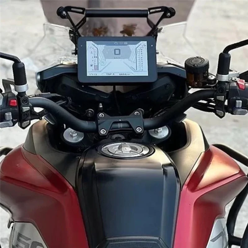 Soporte móvil 22 mm para navegación en moto QJMotor SRT900/TRK902 - imagen 2