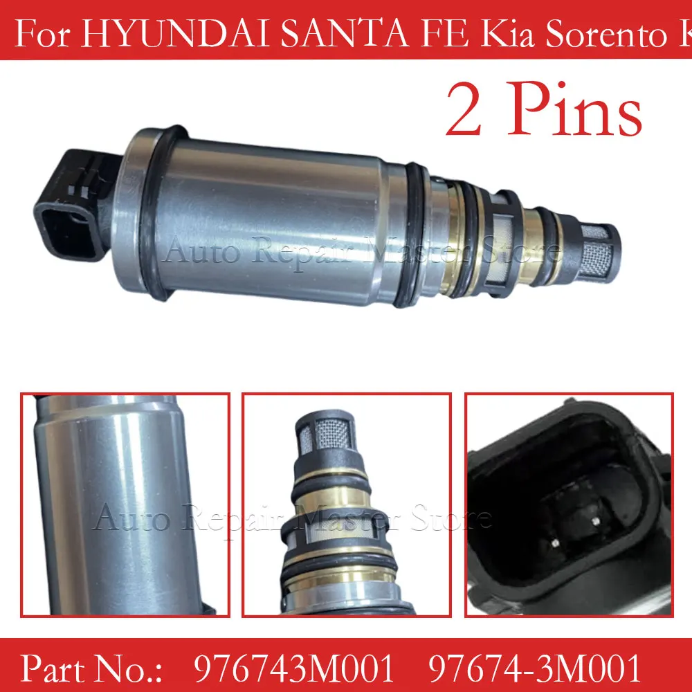 Válvula compresor A/C 97674-3M001 para Hyundai Santa Fe y Kia Sorento