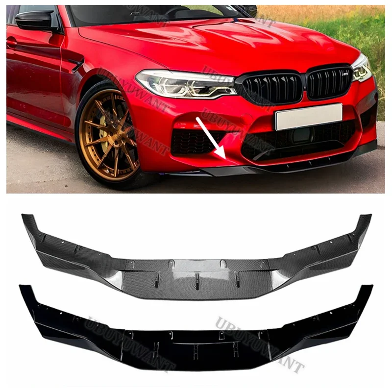 Alerón delantero BMW M5 F90 2018-2020, labio de parachoques - imagen 5