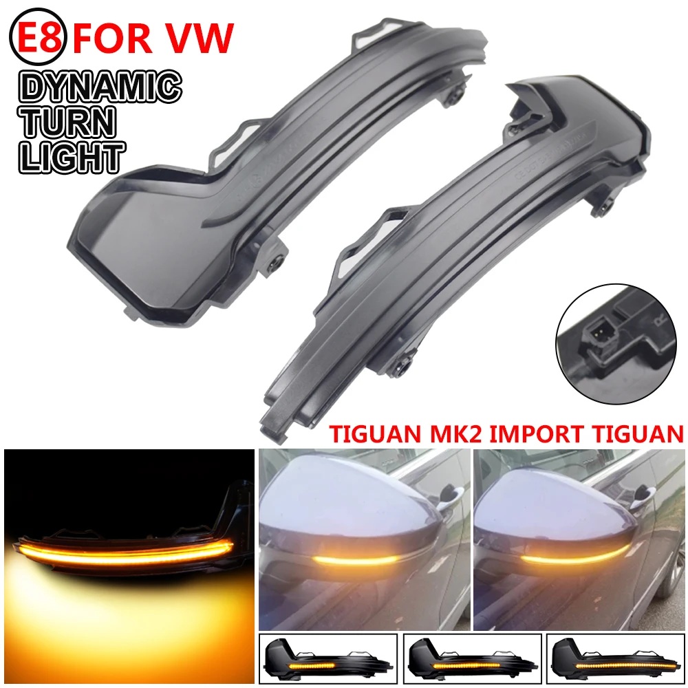 Intermitente LED secuencial VW Tiguan MK2 MK3 5N - espejo lateral - imagen 3