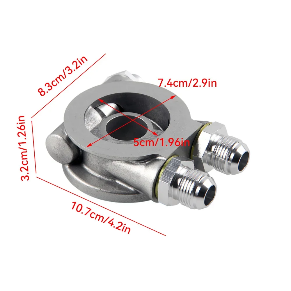 Adaptador sándwich termostático para enfriador de aceite AN8/AN10 - imagen 3