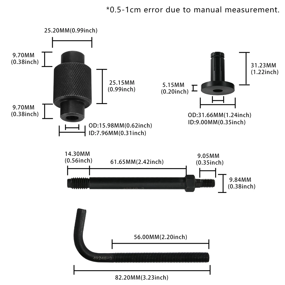 Kit herramientas removedor inyector combustible Buick Verano 2012-2014 - imagen 4