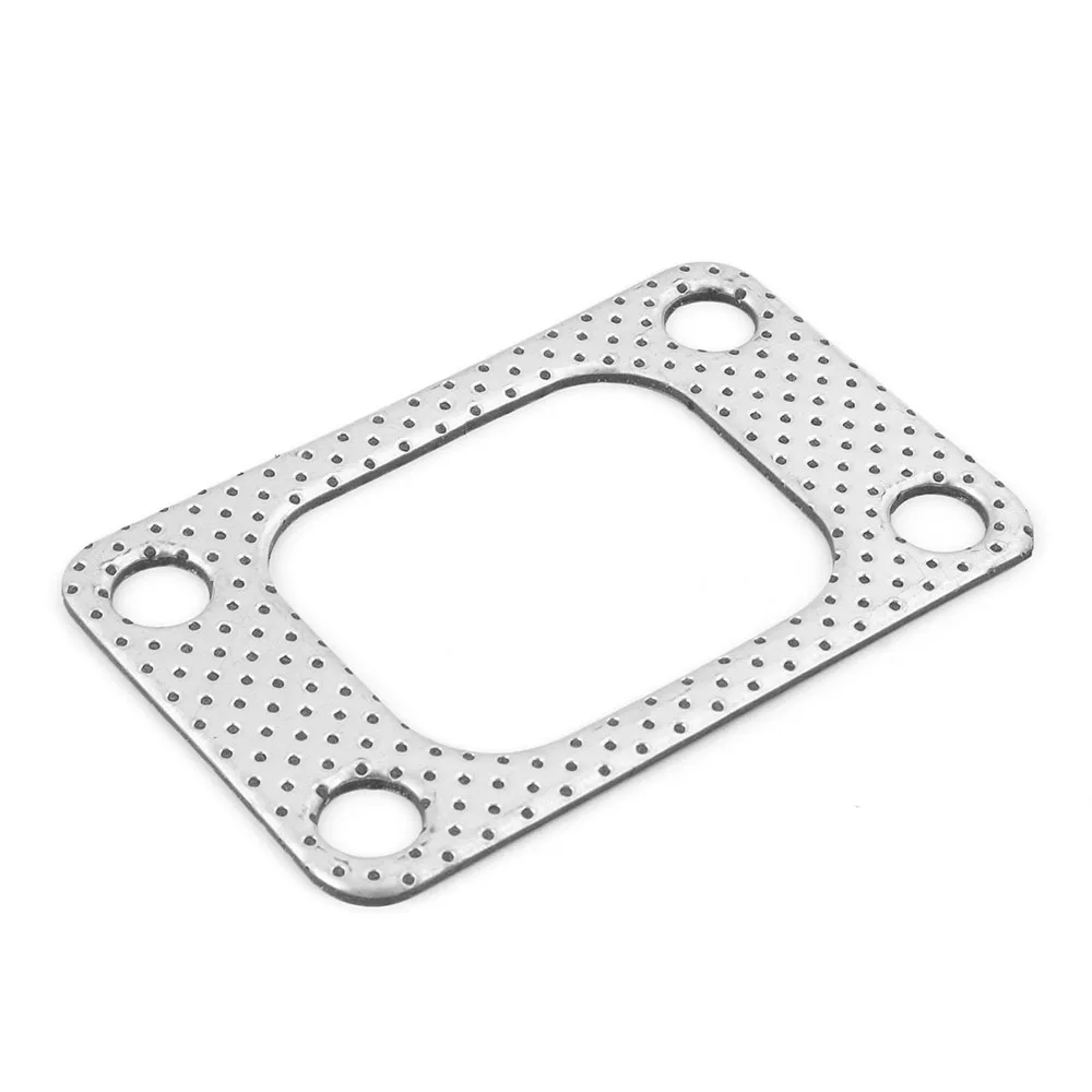 5 unids/lote para T3 T34 T35 T38 GT35 GT35R cargador Turbo de aluminio colector de entrada brida junta de tubo inferior LZ4951 - imagen 4