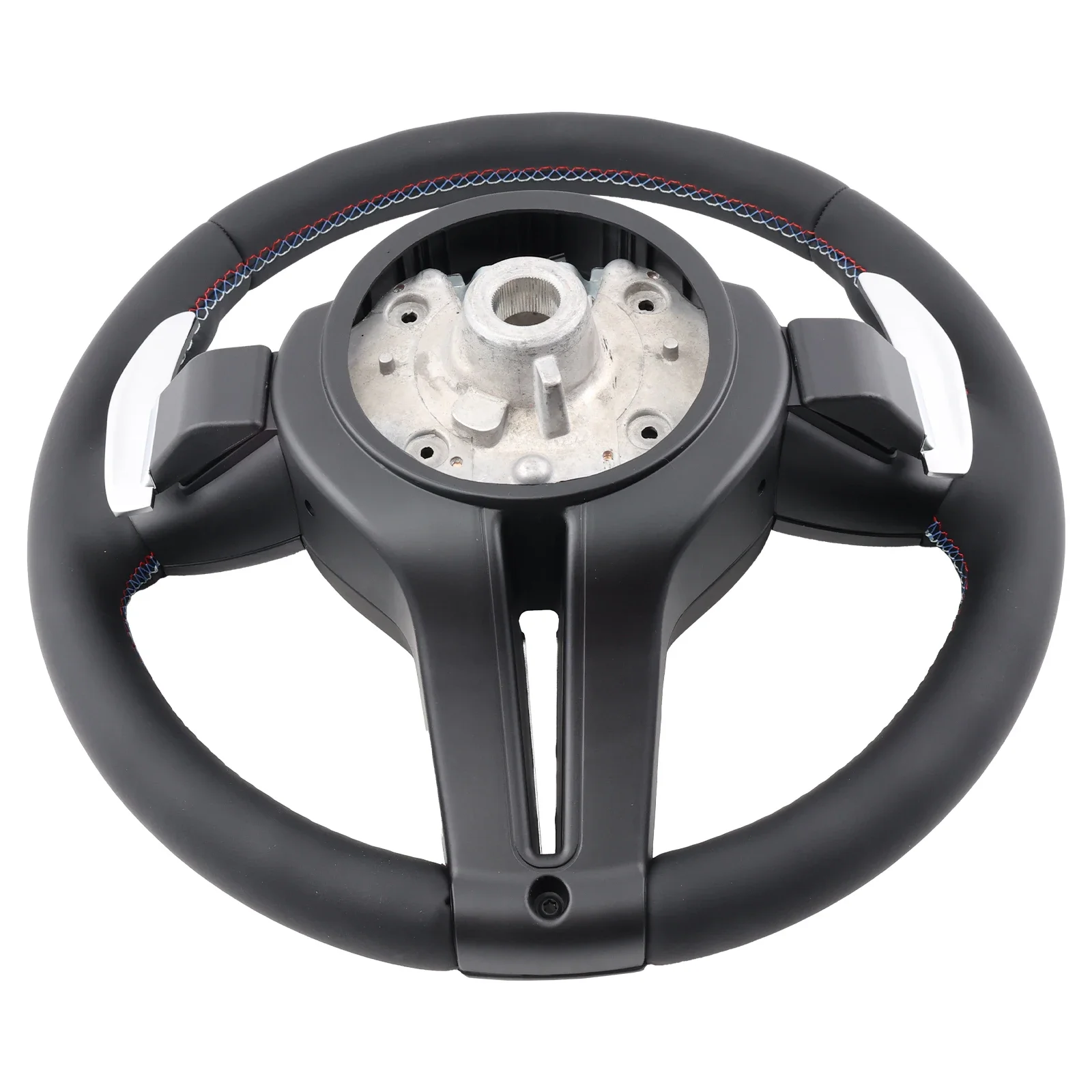 Volante de rendimiento para BMW, estilo deportivo, mejora de cuero de napa multifuncional para E70 E71 E84 E87 E90, accesorios para coche - imagen 5