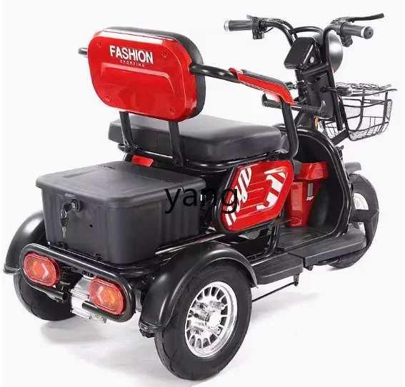 Triciclo de carga LH con guantera y cesta trasera de plástico - imagen 2