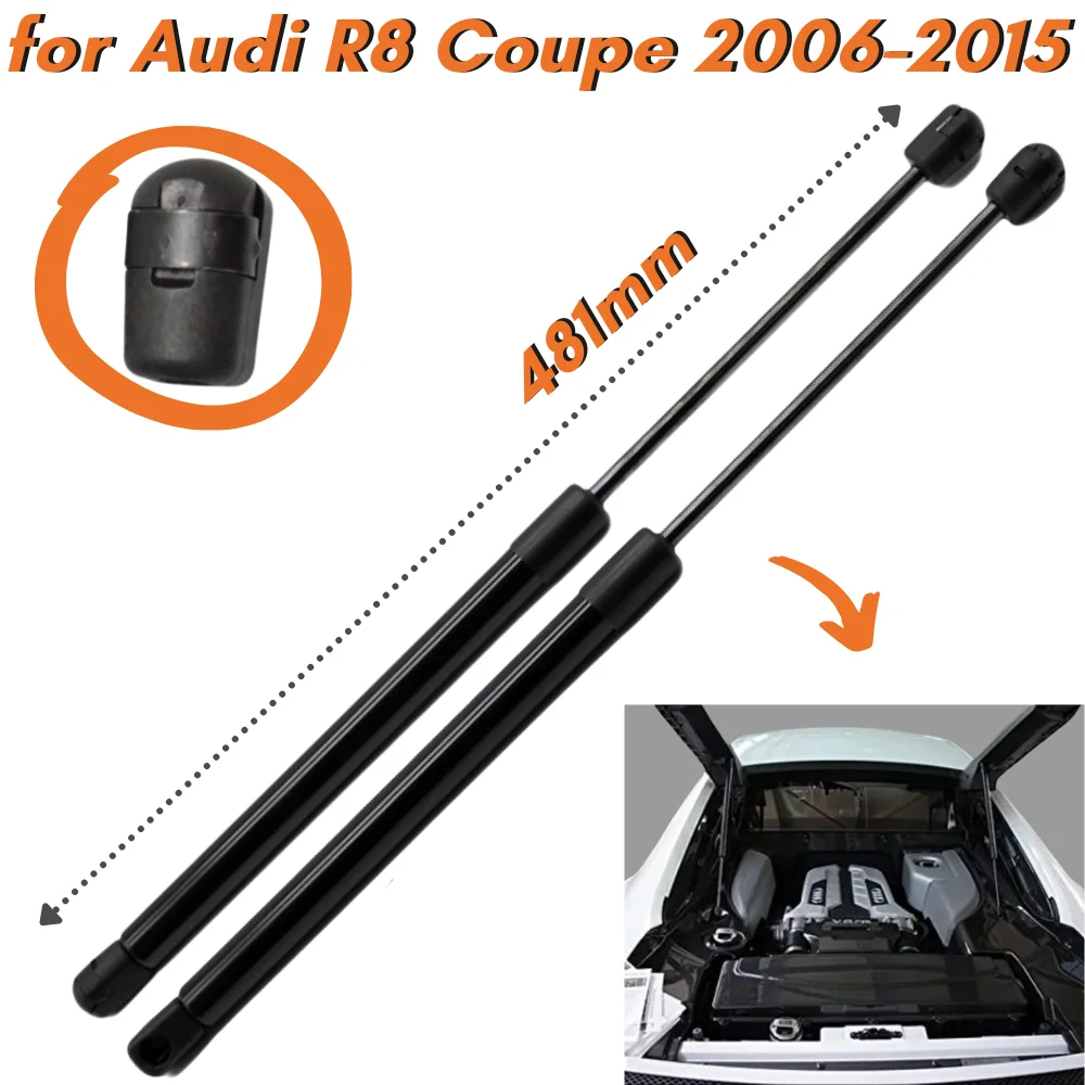 Puntales capó 481MM Audi R8 Coupe 2006-2015
