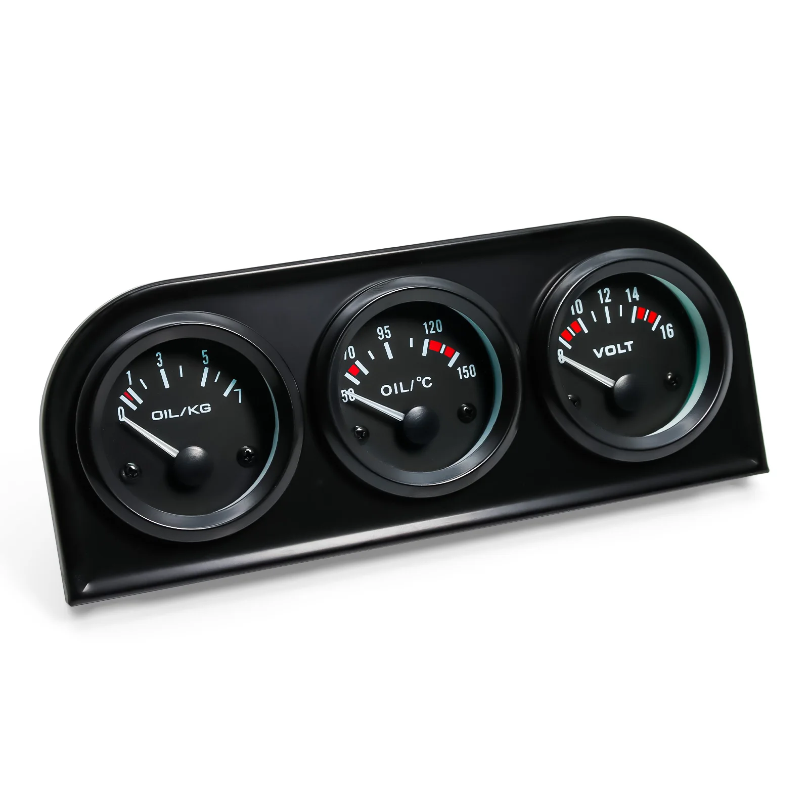 Kit medidores voltímetro presión y temperatura de aceite para coche - imagen 3