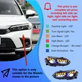 Headlight one set