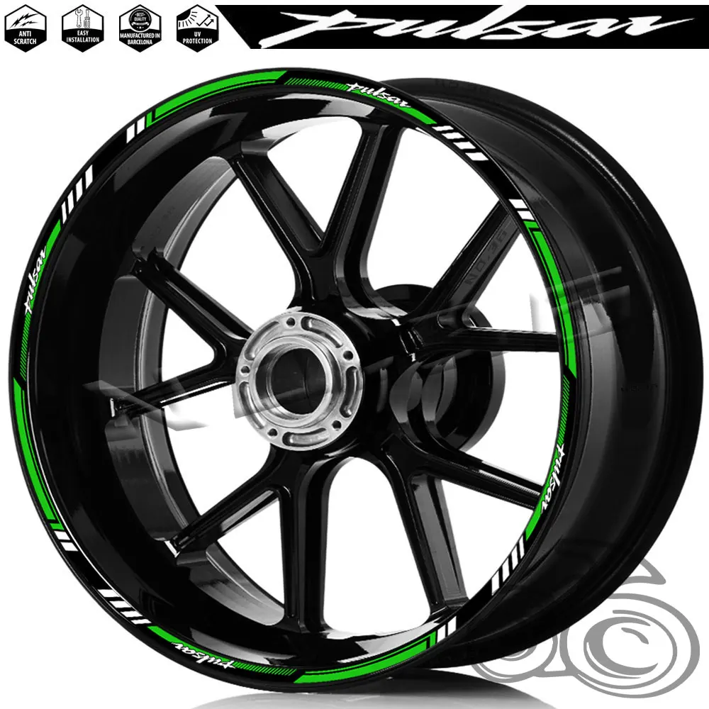 Cinta decorativa impermeable para llantas Bajaj Pulsar - imagen 2