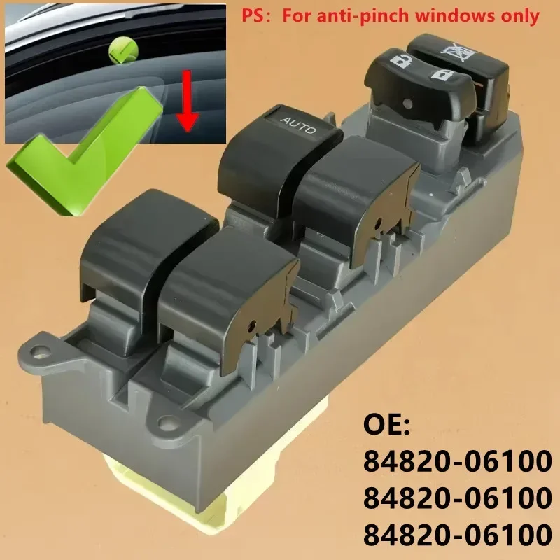 Toyota 84820-06130 interruptor elevalunas RAV4 Corolla Yaris - imagen 3