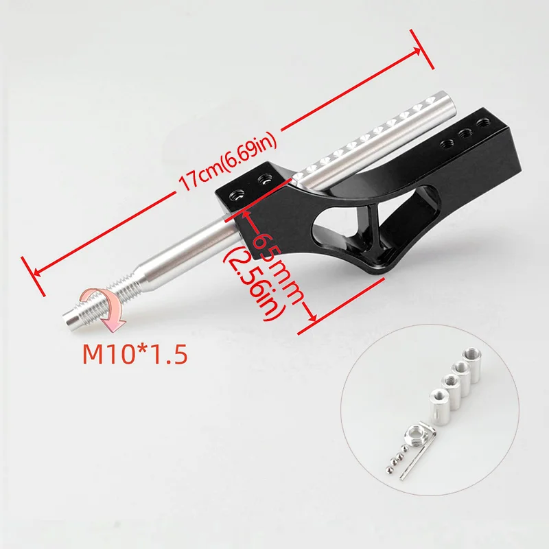 Extensor palanca cambio aluminio ajustable universal - imagen 4