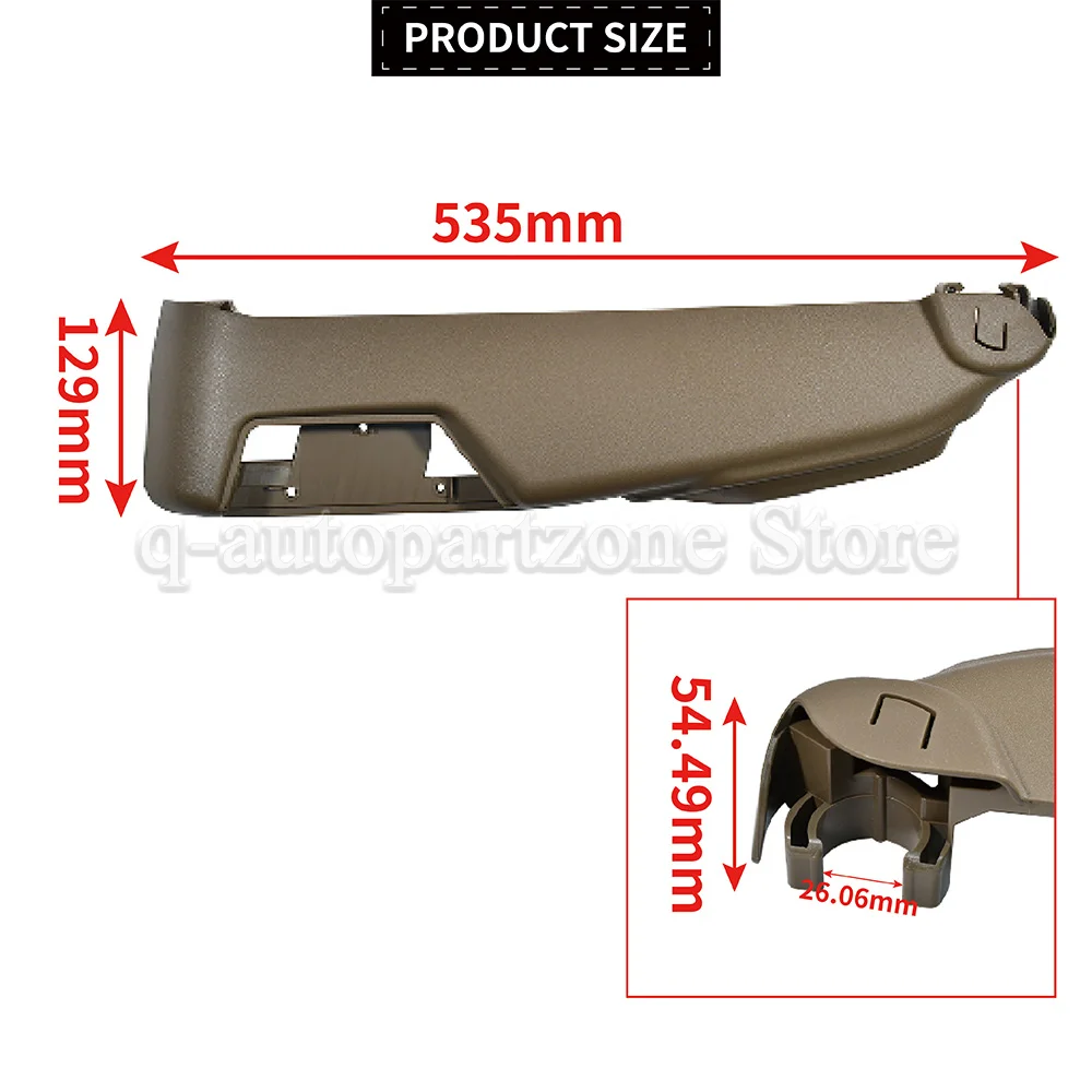 Cubierta embellecedora panel asiento Volvo beige