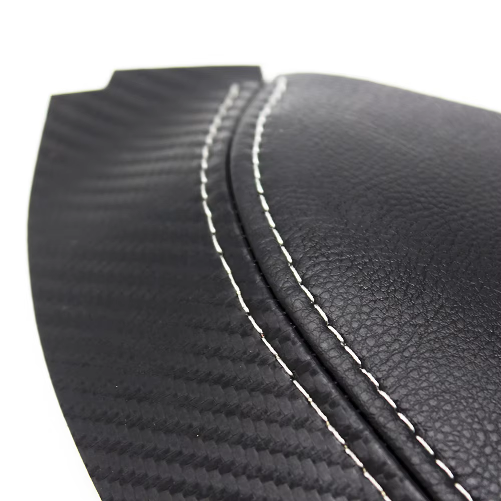8 Uds cubierta de Panel de puerta de cuero suave para Honda Civic 10. a generación 2016 2017 cubierta de Panel de reposabrazos de puerta Interior de coche embellecedor adhesivo de superficie - imagen 5